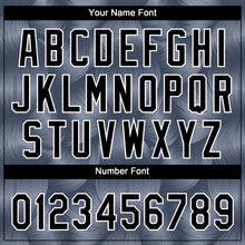 Laden Sie das Bild in den Galerie-Viewer, Custom Steel Gray Black-White 3D Pattern Two-Button Unisex Softball Jersey