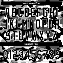 Загрузить изображение в средство просмотра галереи, Custom Black Black-Camo 3D Pattern Two-Button Unisex Softball Jersey