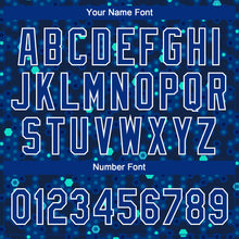 Charger l'image dans la galerie, Custom Navy Royal-Light Blue 3D Pattern Two-Button Unisex Softball Jersey