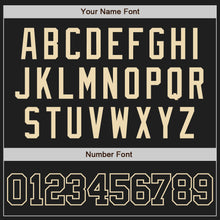 Загрузить изображение в средство просмотра галереи, Custom Black Black-City Cream Two-Button Unisex Softball Jersey