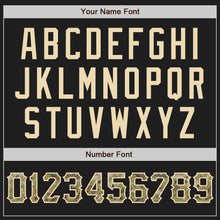 Загрузить изображение в средство просмотра галереи, Custom Black Camo-City Cream Two-Button Unisex Softball Jersey