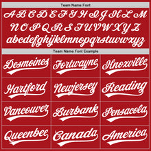 Charger l'image dans la galerie, Custom Red White Two-Button Unisex Softball Jersey