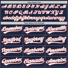 Загрузить изображение в средство просмотра галереи, Custom Navy White Gray-Red Two-Button Unisex Softball Jersey