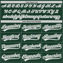 Load image into Gallery viewer, Custom Green White-Gray Two-Button Unisex Softball Jersey