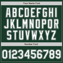 Load image into Gallery viewer, Custom Green White-Gray Two-Button Unisex Softball Jersey