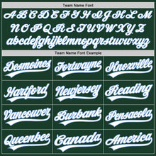Load image into Gallery viewer, Custom Green White-Light Blue Two-Button Unisex Softball Jersey