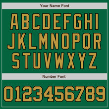 Загрузить изображение в средство просмотра галереи, Custom Kelly Green Old Gold-Black Two-Button Unisex Softball Jersey