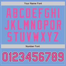 Загрузить изображение в средство просмотра галереи, Custom Light Blue Pink-Black Two-Button Unisex Softball Jersey