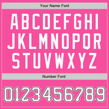 Загрузить изображение в средство просмотра галереи, Custom Pink White-Black Two-Button Unisex Softball Jersey