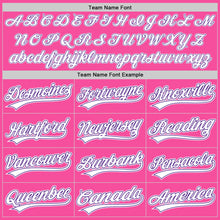 Загрузить изображение в средство просмотра галереи, Custom Pink White-Purple Two-Button Unisex Softball Jersey