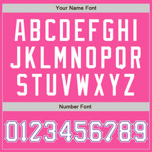 Загрузить изображение в средство просмотра галереи, Custom Pink White-Purple Two-Button Unisex Softball Jersey