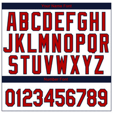 Load image into Gallery viewer, Custom White Red-Navy 3D American Flag Fashion Two-Button Unisex Softball Jersey