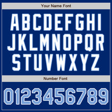 Load image into Gallery viewer, Custom Royal Light Blue-Yellow Authentic Split Fashion Baseball Jersey