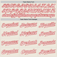 Charger l'image dans la galerie, Custom Cream White-Navy Authentic Split Fashion Baseball Jersey