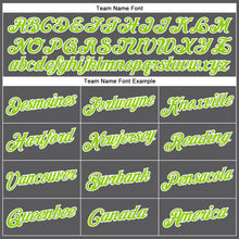 Загрузить изображение в средство просмотра галереи, Custom Steel Gray Neon Green-White Performance T-Shirt