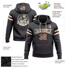 Charger l'image dans la galerie, Custom Stitched Steel Gray Vintage USA Flag Cream-Crimson Football Pullover Sweatshirt Hoodie