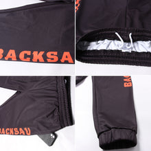 Загрузить изображение в средство просмотра галереи, Custom Black Orange Fleece Jogger Sweatpants