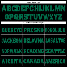 Загрузить изображение в средство просмотра галереи, Custom Black Kelly Green Fleece Jogger Sweatpants