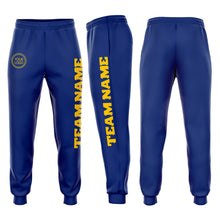 Загрузить изображение в средство просмотра галереи, Custom Royal Gold Fleece Jogger Sweatpants