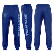 Загрузить изображение в средство просмотра галереи, Custom Royal Light Blue Fleece Jogger Sweatpants