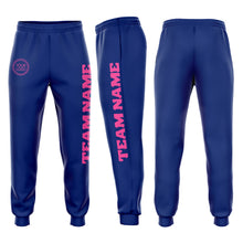 Загрузить изображение в средство просмотра галереи, Custom Royal Pink Fleece Jogger Sweatpants