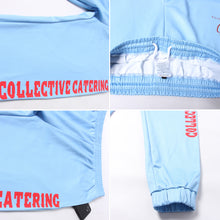 Загрузить изображение в средство просмотра галереи, Custom Light Blue Red Fleece Jogger Sweatpants