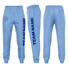 Загрузить изображение в средство просмотра галереи, Custom Light Blue Royal Fleece Jogger Sweatpants