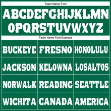 Charger l'image dans la galerie, Custom Kelly Green White Fleece Jogger Sweatpants