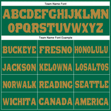 Charger l'image dans la galerie, Custom Kelly Green Old Gold Fleece Jogger Sweatpants