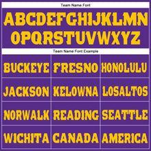 Загрузить изображение в средство просмотра галереи, Custom Purple Gold Fleece Jogger Sweatpants