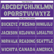 Загрузить изображение в средство просмотра галереи, Custom Purple Gray Fleece Jogger Sweatpants