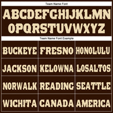 Laden Sie das Bild in den Galerie-Viewer, Custom Brown Cream Fleece Jogger Sweatpants