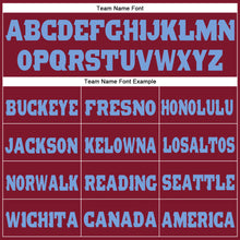 Laden Sie das Bild in den Galerie-Viewer, Custom Crimson Light Blue Fleece Jogger Sweatpants