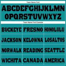 Загрузить изображение в средство просмотра галереи, Custom Aqua Black Fleece Jogger Sweatpants