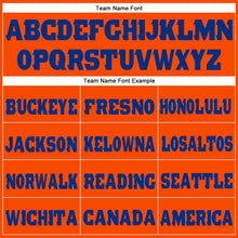 Load image into Gallery viewer, Custom Orange Royal Fleece Jogger Sweatpants