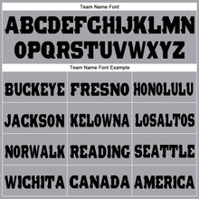 Загрузить изображение в средство просмотра галереи, Custom Gray Black Fleece Jogger Sweatpants