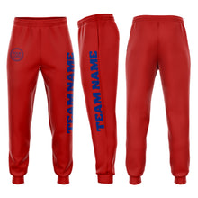 Charger l'image dans la galerie, Custom Red Royal Fleece Jogger Sweatpants