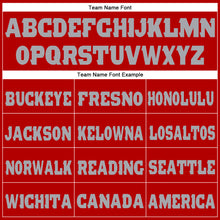 Charger l'image dans la galerie, Custom Red Gray Fleece Jogger Sweatpants