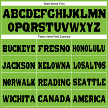 Загрузить изображение в средство просмотра галереи, Custom Neon Green Black Fleece Jogger Sweatpants