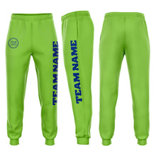 Загрузить изображение в средство просмотра галереи, Custom Neon Green Royal Fleece Jogger Sweatpants