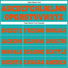 Загрузить изображение в средство просмотра галереи, Custom Aqua Orange Fleece Jogger Sweatpants