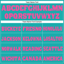 Загрузить изображение в средство просмотра галереи, Custom Aqua Pink Fleece Jogger Sweatpants