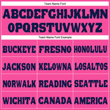 Загрузить изображение в средство просмотра галереи, Custom Pink Navy Fleece Jogger Sweatpants