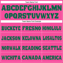 Загрузить изображение в средство просмотра галереи, Custom Pink Kelly Green Fleece Jogger Sweatpants