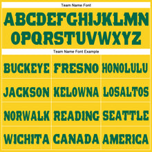 Загрузить изображение в средство просмотра галереи, Custom Gold Kelly Green Fleece Jogger Sweatpants