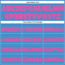 Загрузить изображение в средство просмотра галереи, Custom Powder Blue Pink Fleece Jogger Sweatpants