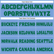 Загрузить изображение в средство просмотра галереи, Custom Powder Blue Kelly Green Fleece Jogger Sweatpants