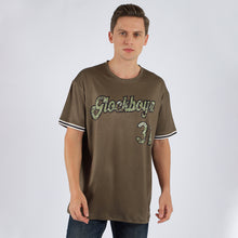 Laden Sie das Bild in den Galerie-Viewer, Custom Olive Camo-Black Performance Salute To Service T-Shirt