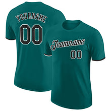 Загрузить изображение в средство просмотра галереи, Custom Teal Black-White Performance T-Shirt