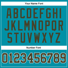 Загрузить изображение в средство просмотра галереи, Custom Teal Olive-White Authentic Throwback Basketball Jersey